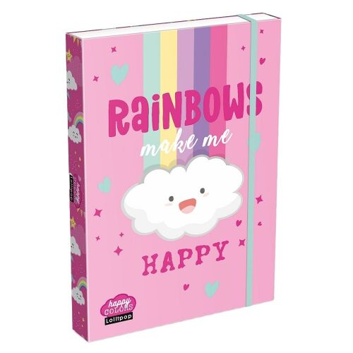 Füzetbox LIZZYSULI A/4 Lollipop Rainbow 178785073 - Füzetbox