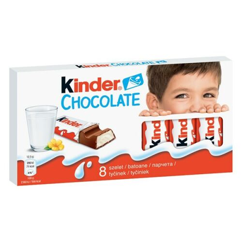 Csokoládé KINDER Chocolate 8 darabos 100 g 178786436 - Élelmiszer és ital