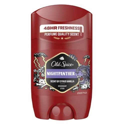 Old Spice Nightpanther Izzadásgátló Stift, 50 ml, 48 órás frissesség, citrus vanília illattal, férfiaknak - Dezodor