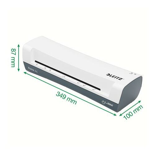 Laminálógép, A4, 75-125 mikron, LEITZ "iLam Home", fehér 178789430 - Laminálógép