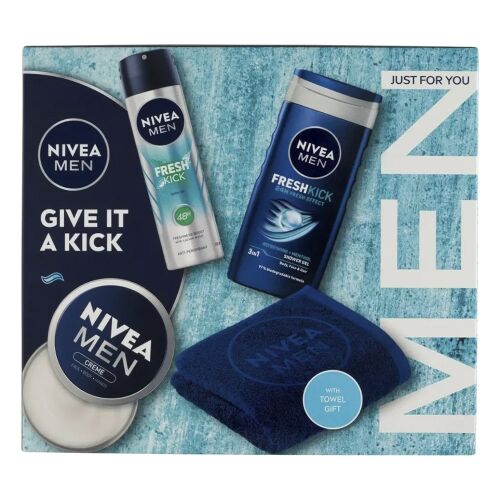 Ajándékcsomag NIVEA Men give it a kick 178789902 - Testápolás és higiénia