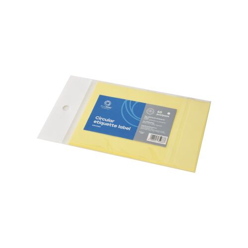 Etikett címke, 40mm, körcímke 60 db/csomag Bluering® fehér 178790699 - Etikett címke