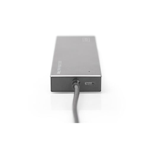 DIGITUS DA-70241-1 USB Type-C 7 portos USB 3.0 hub 178796132 - USB elosztó