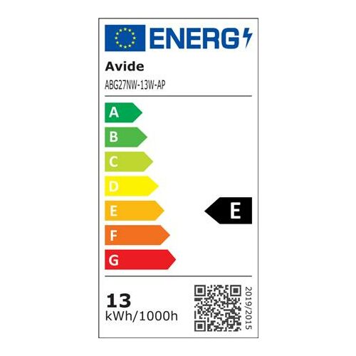 LED izzó, E27, gömb, A60, 13W, 1521lm, 4000K, AVIDE 178804919 - Izzó