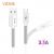 USB KÁBEL Micro USB microUSB 3.1A 1m GYORS fehér DOBOZ VIDVIE C510 178812732