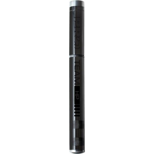 PUMPA PRO TEAM HP MINI ALU magas nyomású mini kerékpár pumpa, fekete és ezüst, ferde nézet - Kézi pumpa