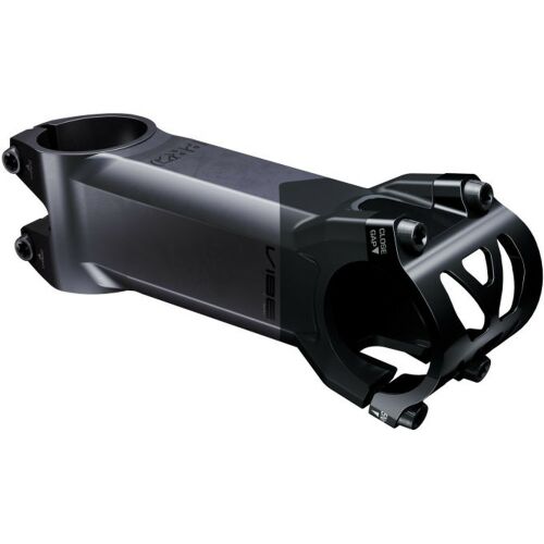 PRO VIBE SUPERLIGHT STUC 1 1/8 FEKETE 100MM / 31.8MM / +/-6 SZÖG, dőlt nézet fehér háttéren - Kerékpár kormánynyak