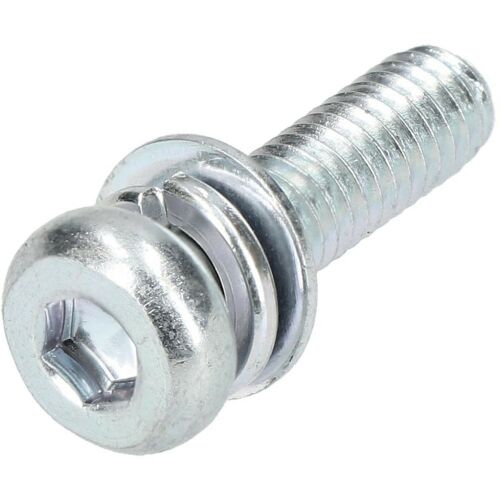 SHIMANO SW-E6010 BILINCS CSAVAR (M4x15) hatlapfejjel és alátéttel fehér háttéren 
