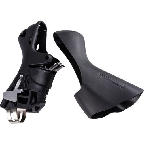 Shimano ST-4700 L.H. Fékváltókar konzol szerelvény, fekete és ezüst alkatrészek fehér háttéren, bal oldali Tiagra fékváltókar - Kerékpár fékkar