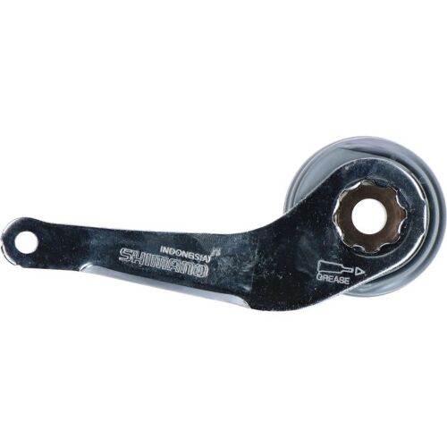 Shimano SG-3C41DX AGYHOZ KONTRAKAR kontrafékes agy alkatrész, fém karral 'GREASE' jelöléssel és Shimano logóval, fehér háttérrel - Kontrafékes agy alkatrész