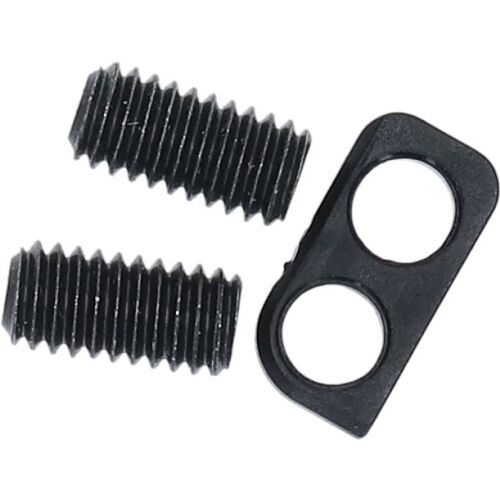 SHIMANO FD-R9100 állítócsavarok és lemez kerékpár első váltóhoz, fekete, szögből nézve - Kerékpár hajtás