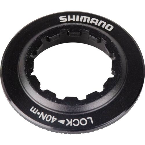 Shimano SM-RT81 zárógyűrű és alátét kerékpár tárcsafékekhez fehér háttéren - Kerékpár fékalkatrész