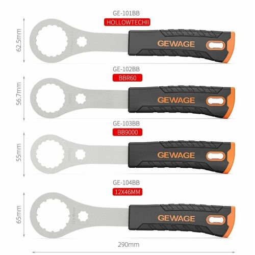 Hollowtech II BB9000 BBR60 középcsapágy kulcs GEWAGE GE101BB hajtóműhöz 178887061 - Kerékpár szerszám