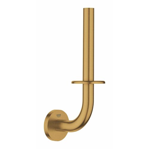 Grohe 40385GN1 Essentials falra szerelhető WC papír tartó, matt arany kivitel, egy tekercshez, rejtett rögzítéssel - WC-papír tartó és állvány