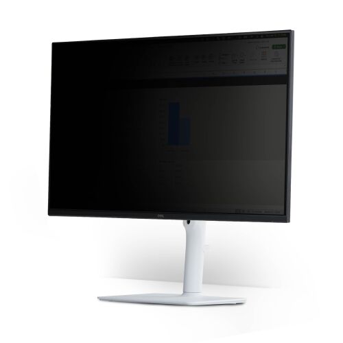 StarTech.com 32M69-PRIVACY-SCREEN, 32 hüvelykes 16:9 betekintésvédő képernyő monitorhoz, oldalról sötétített nézettel, fehér háttéren - Monitorszűrő