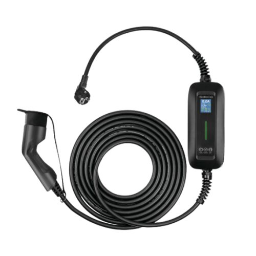 Besen 10/16A állítható, időzíthető otthoni töltőkábel kijelzővel 6 méter (Type1) BS-PCD-032-T1-6M 178906948 - Elektromos jármű töltőállomás