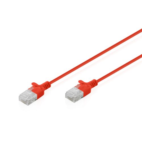 CAT6 U/UTP SLIM PATCH 3M RED 3M LSZH AWG 32/7 RED 178907527 