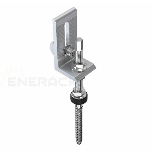 ENERACK L sínrögzítő M10x200 ászokcsavarral hullámpalához, hullámos vagy trapézl 178908398 - Napelem tartozék