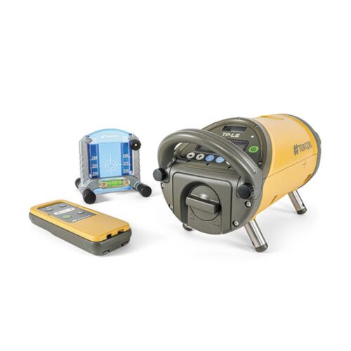 Topcon TP-L6G zöld sugaras csőlézer távirányítóval és céltárcsával a pontos csőfektetéshez és építési szintezéshez - Lézeres szintező