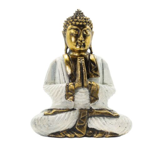 Fehér és arany Buddha - Extra nagy 30 cm 178933767 - Lakásdekoráció