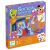 Djeco Socksy Monster kooperatív memóriajáték 3-6 éveseknek, lila csomagolásban, elölnézet