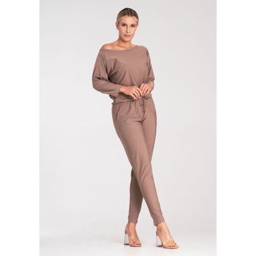 FIGL Kombinezon M1030 Elegáns overál - gyönyörű szürke overál M1030 M méret 178966709 - Női ruha