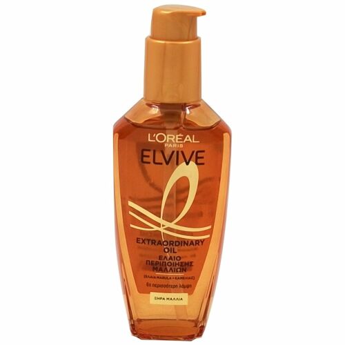 L'Oreal Elseve Extraordinary Olaj, 100 ml, száraz hajra, pumpás adagolóval, fehér alapon - Hajápolás