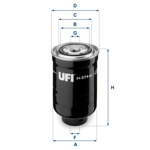 UFI 24.374.00 UFI ÜZEMANYAGSZŰRŐ