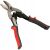 Nożyce do blachy 250 prawe czerwone 179030303
