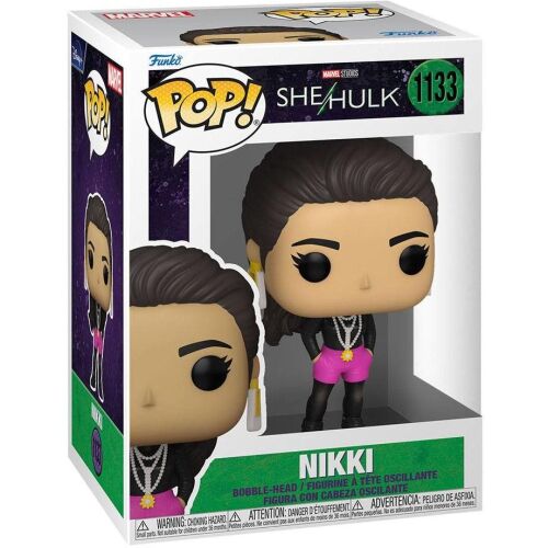 Funko POP! She-Hulk Nikki #1133 gyűjthető bakelit figura eredeti dobozban, Nikki karakterrel a Marvel She-Hulk sorozatából - Mesehős figura