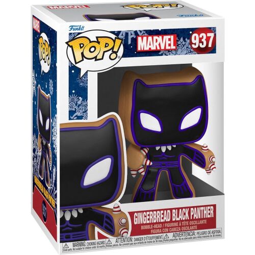 Funko POP! Holiday Marvel mézeskalács Fekete Párduc #937 gyűjthető bobble-head figura eredeti csomagolásban - Mesehős figura