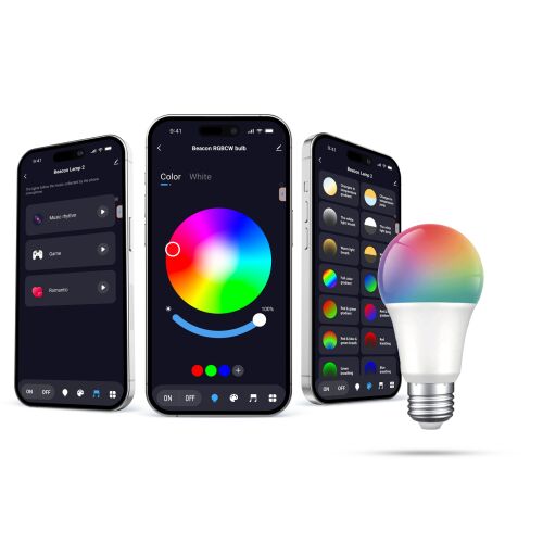 Tuya 10W Bluetooth E27 RGBCCT izzó Meleg, Hideg, Semleges, Színes RGB 179072292 - Izzó