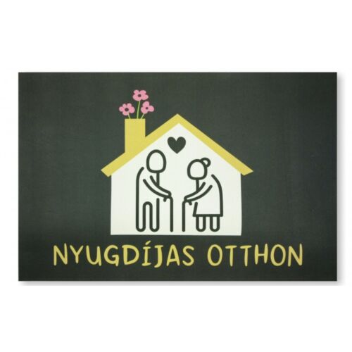 Vicces lábtörlő : Nyugdíjas otthon 60x40cm 179082204 - Vicces lábtörlő