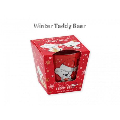 Illatgyertya pohárban Winter Teddy Bear 115g 179087032 - Illatgyertya