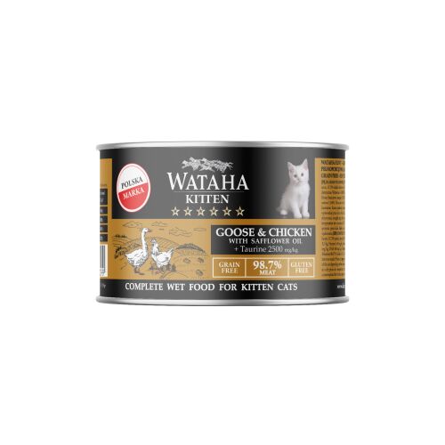 Wataha Hunt Kitten Cat Liba Csirke 200g 179090545 - Állattartás