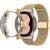 Milánói karkötő + tok képernyővédővel Samsung Galaxy Watch Active 2 40mm-hez, arany 179099529