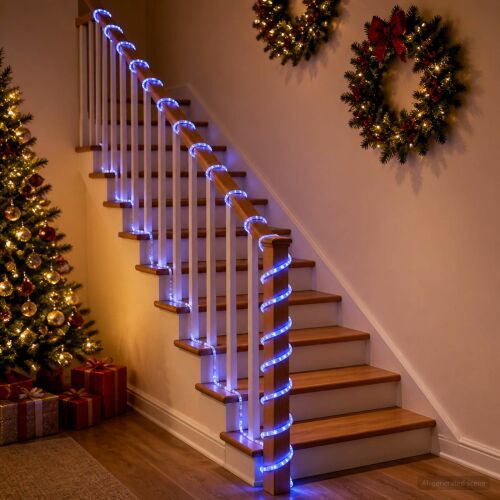 vidaXL Karácsonyi LED fénykábel 2400 LED Kék 100 m