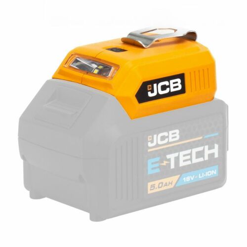 JCB USB töltő adapter LED zseblámpával - Szerszám akkumulátor és töltő