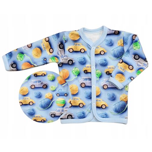 KAFTAN 74 PÓLÓ kigombolt blúz BABÁKNAK AUTÓK kollekcióból 179182036 - Baba rugdalózó és napozó