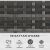 Közelkép az Outsunny PE rattan fonott anyagáról, víz- és UV-álló