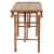 vidaXL összecsukható bambusz kerti asztal 115 x 50 x 75 cm 45732989}