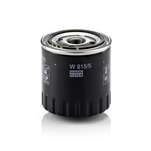 MANN-FILTER W 815/5 olajszűrő Renault dízel járművekhez, ferde nézet fehér háttérrel - Olajszűrő