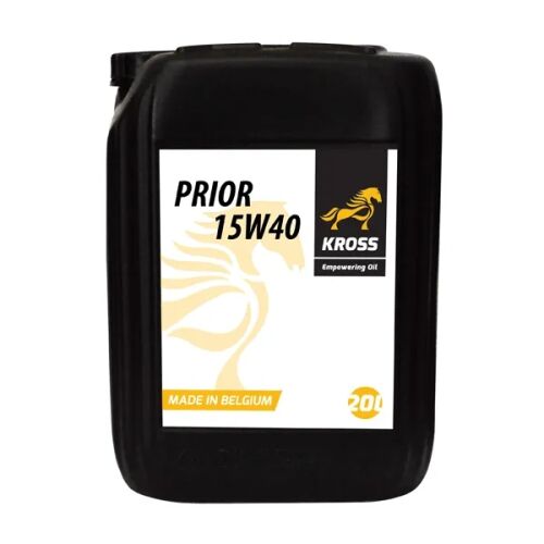 Motorolaj Kross Prior 15W40 20L ásványi motorolaj, API CF/CC jóváhagyással, dízel és nagy teljesítményű járművekhez - Motorolaj