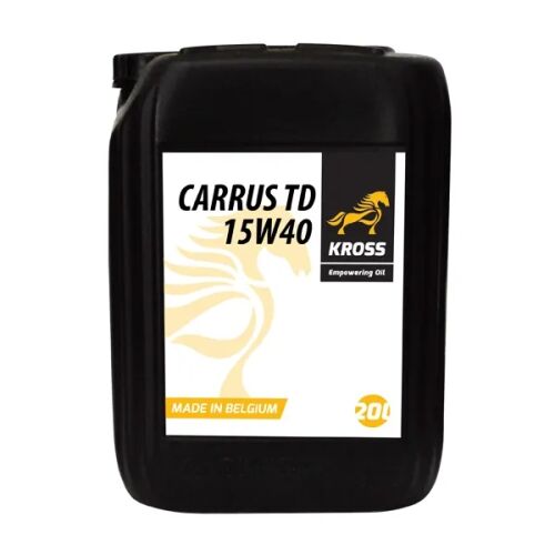 Kross Carrus TD 15W40 20L félszintetikus motorolaj tartály API CI-4/SL jóváhagyással - Jármű ápolás és karbantartás