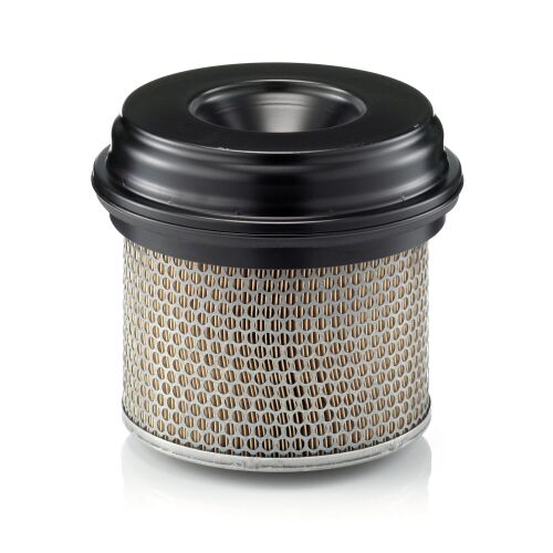 MANN-FILTER C 21 338 levegőszűrő Mercedes-Benz járművekhez, ferde nézetben, fehér háttéren - Autó levegőszűrő