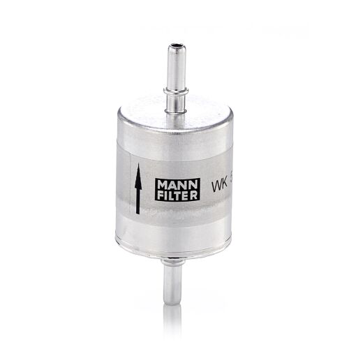 MANN-FILTER WK 52/1 üzemanyagszűrő autókhoz, ferde nézet fehér háttérrel - Üzemanyagszűrő