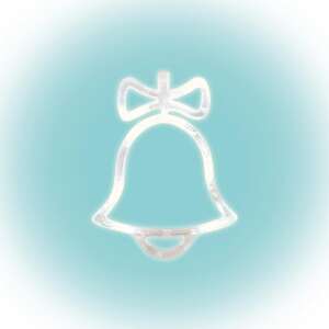 KID 415 Decoratiune pentru fereastră LED, formă de clopot, lumină albă caldă, decorațiune de Crăciun - Home by Somogyi