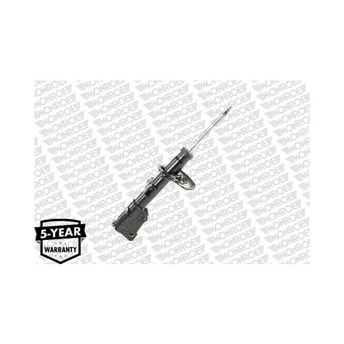 Monroe 71128ST kétcsöves gáznyomású lengéscsillapító Chrysler Grand Voyagerhez, 5 év garancia logóval, ferde nézetben - Lengéscsillapító