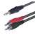 3,5mm Jack - 2 RCA Audio kábel, 1,5m