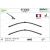 VALEO 574302 Silencio VF301 ablaktörlő lapát szett, 530mm (21 hüvelyk) x2, termékszámmal, márkával és illesztési részletekkel, beleértve a 'FABRIQUÉ EN FRANCE' feliratot Skoda Superb és VW Passat modellekhez.